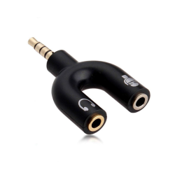 Μετατροπέας 3.5mm 4 poles to 2x3.5mm Audio jack