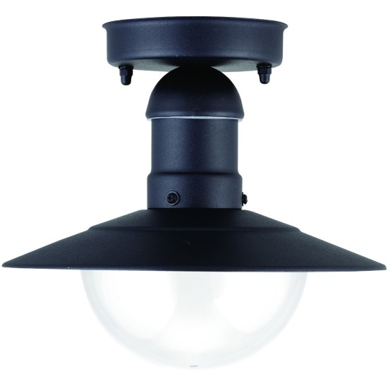 Avide Εξωτερικό Φωτιστικό Οροφής Imperial 1xE27 IP44 Μαύρο Avide Εξωτερικό Φωτιστικό Οροφής Imperial 1xE27 IP44 Μαύρο