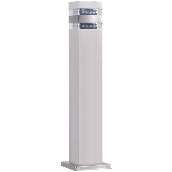 Avide Εξωτερικό Φωτιστικό Κήπου Jolla LED 2W Λευκό 500mm IP44 Σατέν Νίκελ Avide Εξωτερικό Φωτιστικό Κήπου Jolla LED 2W Λευκό 500mm IP44 Σατέν Νίκελ