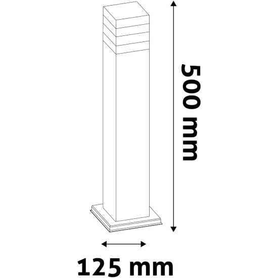 Avide Εξωτερικό Φωτιστικό Κήπου Jolla LED 2W Θερμό 500mm IP44 Ανθρακί Avide Εξωτερικό Φωτιστικό Κήπου Jolla LED 2W Θερμό 500mm IP44 Ανθρακί