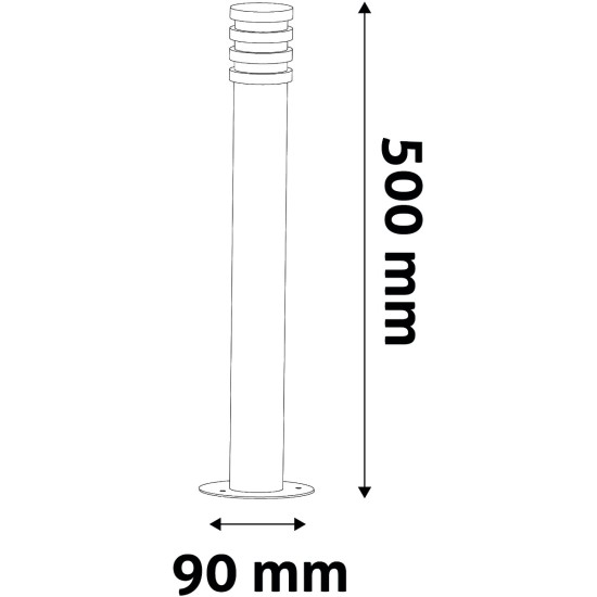 Avide Εξωτερικό Φωτιστικό Κήπου Sunset LED 1.5W Θερμό 500mm IP44 Μαύρο Avide Εξωτερικό Φωτιστικό Κήπου Sunset LED 1.5W Θερμό 500mm IP44 Μαύρο
