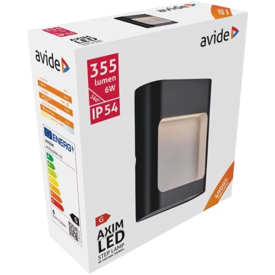 Avide Εξωτερικό Φώς Σκάλας Axim LED 6W Λευκό 4000K IP54 Avide Εξωτερικό Φώς Σκάλας Axim LED 6W Λευκό 4000K IP54