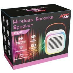 ATC-12 Ασύρματο Ηχείο Καραόκε 10W RGB