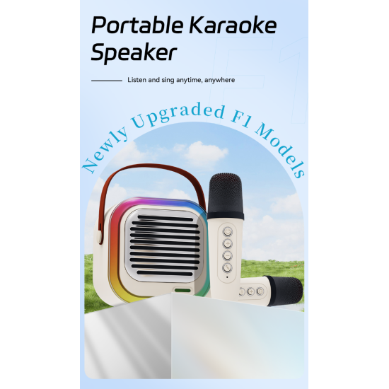 ATC-12 Ασύρματο Ηχείο Καραόκε 10W RGB