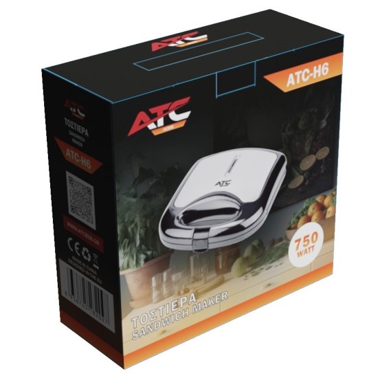 ATC H6 Τοστιέρα 750W ATC H6 Τοστιέρα 750W