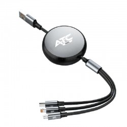 ATC-C3in1 Καλώδιο Πολλαπλής Φόρτισης Lightning Type-C Micro ATC-C3in1 Καλώδιο Πολλαπλής Φόρτισης Lightning Type-C Micro