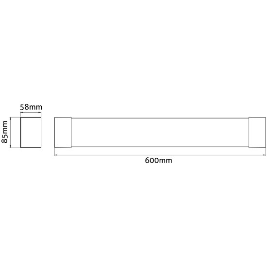 Avide LED Φωτιστικό Καθρέφτη 600mm 10W 1100lm Avide LED Φωτιστικό Καθρέφτη 600mm 10W 1100lm