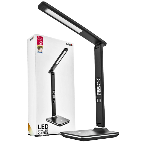 Avide LED Φωτιστικό Γραφείου Δερμάτινο με Ημερολόγιο Μαύρο 6W Avide LED Φωτιστικό Γραφείου Δερμάτινο με Ημερολόγιο Μαύρο 6W