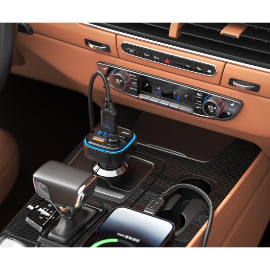 XO BCC08 Φορτιστής Αυτοκινήτου Bluetooth MP3 +5V3.1A με Φώς XO BCC08 Φορτιστής Αυτοκινήτου Bluetooth MP3 +5V3.1A με Φώς