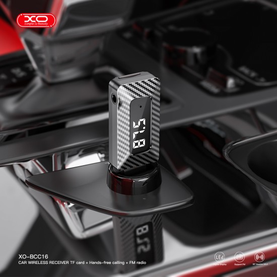 XO BCC16 Bluetooth Support FM Transmitter + TF Card XO BCC16 Bluetooth Support FM Transmitter + TF Card