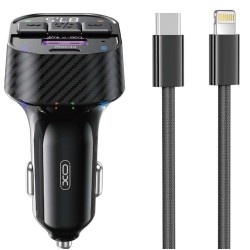 XO BCC17 Smart Bluetooth MP3 A+C Dual Port PD30W Φορτιστής Αυτοκινήτου με καλώδιο Lightning XO BCC17 Smart Bluetooth MP3 A+C Dual Port PD30W Φορτιστής Αυτοκινήτου με καλώδιο Lightning