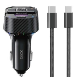 XO BCC17 Smart Bluetooth MP3 A+C Dual Port PD30W Φορτιστής Αυτοκινήτου με καλώδιο Type-C XO BCC17 Smart Bluetooth MP3 A+C Dual Port PD30W Φορτιστής Αυτοκινήτου με καλώδιο Type-C