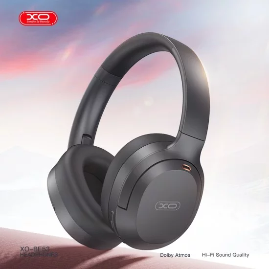 XO BE53 Ακουστικά Κεφαλής Bluetooth Tough Style με Περιστρεφόμενη Στέκα & ANC Μαύρα XO BE53 Ακουστικά Κεφαλής Bluetooth Tough Style με Περιστρεφόμενη Στέκα & ANC Μαύρα