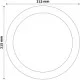 Avide Στεγανή Πλαφονιέρα Οροφής Στρογγυλό (Titania-R) IP54 14W Λευκό 4000K Μαύρο Avide Στεγανή Πλαφονιέρα Οροφής Στρογγυλό (Titania-R) IP54 14W Λευκό 4000K Μαύρο