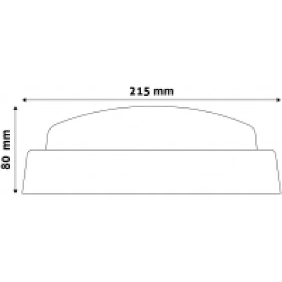 Avide Στεγανή Πλαφονιέρα Οροφής Στρογγυλό (Titania-R) IP54 14W Λευκό 4000K Μαύρο Avide Στεγανή Πλαφονιέρα Οροφής Στρογγυλό (Titania-R) IP54 14W Λευκό 4000K Μαύρο