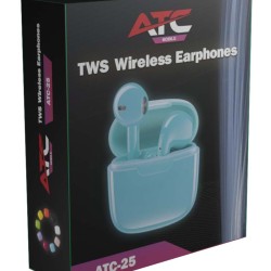 ATC-25 TWS Wireless Earphone Blue ATC-25 TWS Wireless Earphone Blue