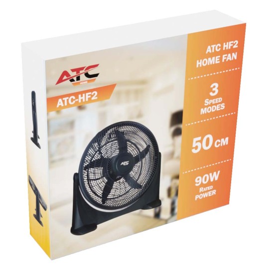 ATC HF2 Επιδαπέδιος Ανεμιστήρας 90W 50cm ATC HF2 Επιδαπέδιος Ανεμιστήρας 90W 50cm