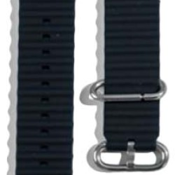 XO BT02A Marine Λουράκι Ρολογιού Σιλικόνης Universal Μαύρο 38/40/41mm