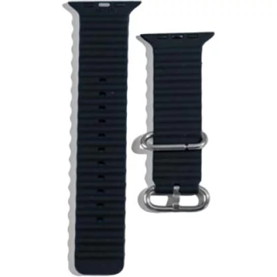 XO BT02A Marine Λουράκι Ρολογιού Σιλικόνης Universal Μαύρο 38/40/41mm XO BT02A Marine Λουράκι Ρολογιού Σιλικόνης Universal Μαύρο 38/40/41mm