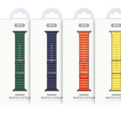 XO BT02B Λουράκι Ρολογιού Σιλικόνης Universal Κίτρινο 42/44/45/49mm