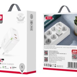 XO CE07 (EU) Διπλός Φορτιστής PD GaN XO CE07 (EU) Διπλός Φορτιστής PD GaN