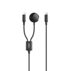 XO CX030 Type-c σε Type-c + Καλώδιο Φόρτισης Ρολογιού Μαύρο XO CX030 Type-c σε Type-c + Καλώδιο Φόρτισης Ρολογιού Μαύρο