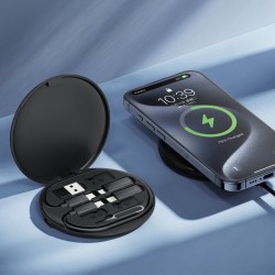 XO CX031 Adapter Family Box + Μαγνητικός ασύρματος φορτιστής 15W Μαύρο XO CX031 Adapter Family Box + Μαγνητικός ασύρματος φορτιστής 15W Μαύρο