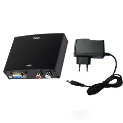 VGA σε HDTV Θήκη Αλουμινίου VGA σε HDTV Θήκη Αλουμινίου