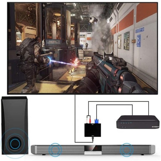 VGA σε HDTV Θήκη Αλουμινίου VGA σε HDTV Θήκη Αλουμινίου