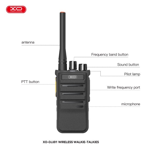 XO-DJJ01 Ζευγάρι Ασύρματων - Walkie Talkie XO-DJJ01 Ζευγάρι Ασύρματων - Walkie Talkie