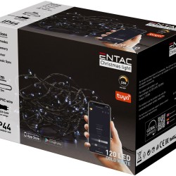 Entac Χριστουγεννιάτικα Λαμπάκια IP44 120 LED Ψυχρό 9m Tuya