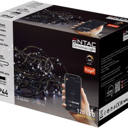 Entac Χριστουγεννιάτικα Λαμπάκια IP44 120 LED Θερμό 9m Tuya