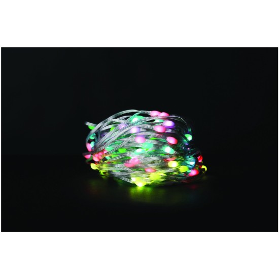 Entac Χριστουγεννιάτικα Λαμπάκια IP44 200 LED Σύρμα Πολύχρωμα Tuya APP