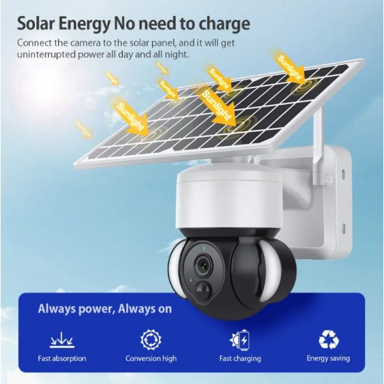 EDUP 4G Solar 3MP Camera IP66 Outdoor