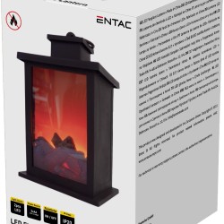 Entac LED Τζάκι 28εκ (3xAA Δεν περιλαμβ.)