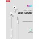 XO EP22 3.5mm Handsfree Άσπρο XO EP22 3.5mm Handsfree Άσπρο