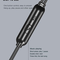 XO EP37 In-ear Handsfree  1.15μ Μαύρο XO EP37 In-ear Handsfree  1.15μ Μαύρο