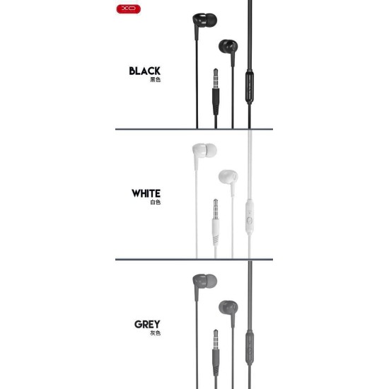 XO EP37 In-ear Handsfree 1.15μ Άσπρο XO EP37 In-ear Handsfree 1.15μ Άσπρο