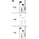 XO EP37 In-ear Handsfree 1.15μ Άσπρο XO EP37 In-ear Handsfree 1.15μ Άσπρο