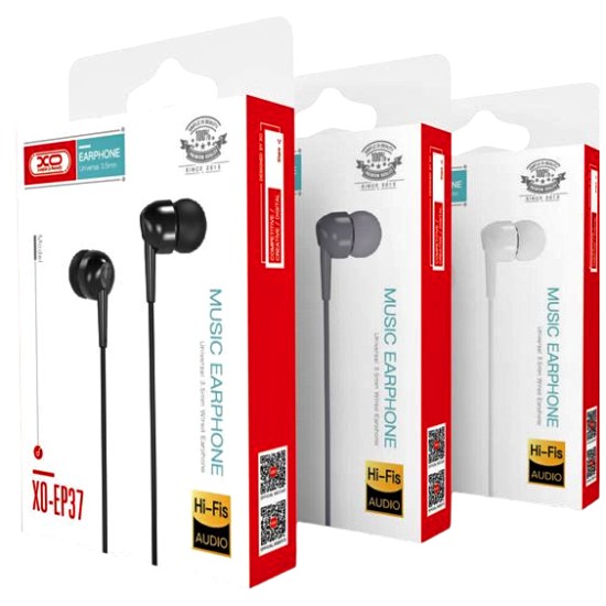 XO EP37 In-ear Handsfree 1.15μ Άσπρο XO EP37 In-ear Handsfree 1.15μ Άσπρο