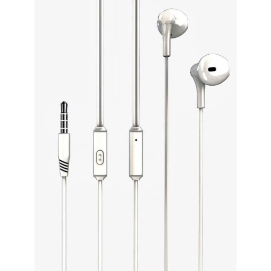 XO EP39 Half In-ear Handsfree 1.15μ Άσπρο XO EP39 Half In-ear Handsfree 1.15μ Άσπρο