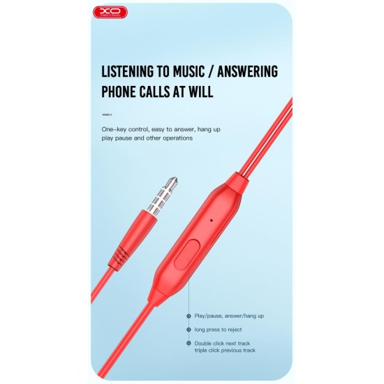 XO EP57 in-ear 3.5mm Handsfree Άσπρο XO EP57 in-ear 3.5mm Handsfree Άσπρο
