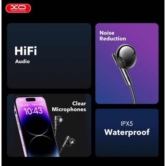XO EP61 Handsfree Lighting Black XO EP61 Handsfree Lighting Black