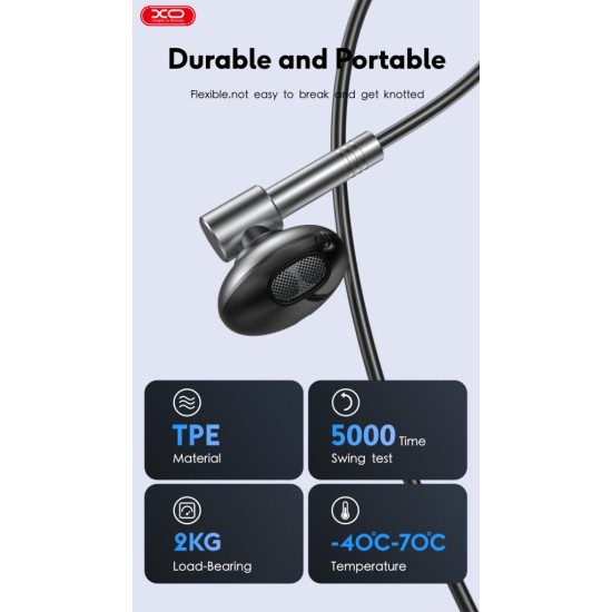 XO EP61 Handsfree Lighting Black XO EP61 Handsfree Lighting Black