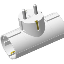 Entac Ταφ Σούκο T (Earthed) Οριζόντιος Entac Ταφ Σούκο T (Earthed) Οριζόντιος