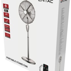 Entac Μεταλλικός Ανεμιστήρας Ορθοστάτης 50W με Τηλεχειριστήριο Entac Μεταλλικός Ανεμιστήρας Ορθοστάτης 50W με Τηλεχειριστήριο