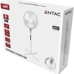 Entac Ανεμιστήρας Ορθοστάτης 44W Pulse με Τηλεχειριστήριο Entac Ανεμιστήρας Ορθοστάτης 44W Pulse με Τηλεχειριστήριο