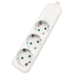 Entac Πολύπριζο 3 Θέσεων Χωρίς Διακόπτη Χωρίς Καλώδιο