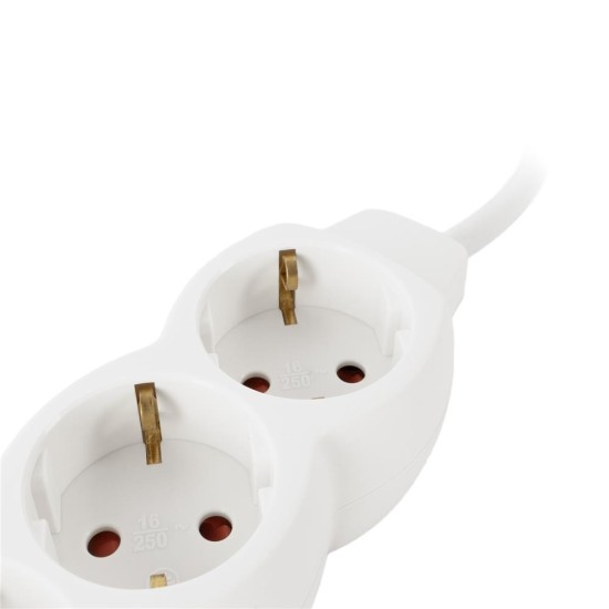 Entac Πολύπριζο 3 Θέσεων 3x1.0mm 1.5m Entac Πολύπριζο 3 Θέσεων 3x1.0mm 1.5m