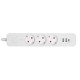 Entac Πολύπριζο 3 Θέσεων με Διακόπτη D2 1.5m 2xUSB-A x 1xUSB-C 3G1.5 Entac Πολύπριζο 3 Θέσεων με Διακόπτη D2 1.5m 2xUSB-A x 1xUSB-C 3G1.5